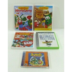 VeggieTales DVDs movies & game SONGS little joe merry larry lettuce love